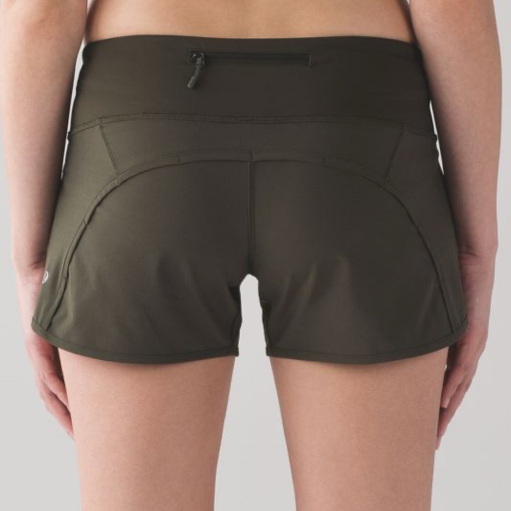 lululemon athletica Dark Green Athletic Shorts